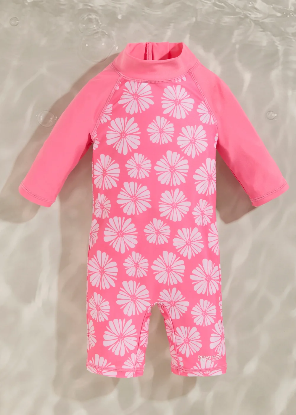 Regatta Pink Haze Petal Flower Kids Rash Suit Quick Drying (9 Months- 4 Years) - 18-24 months Image 1