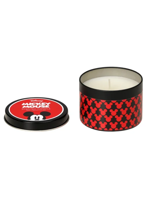 Disney White Mickey Mouse Scented Tin Candle 175G Cedar Musk - Small Image 2