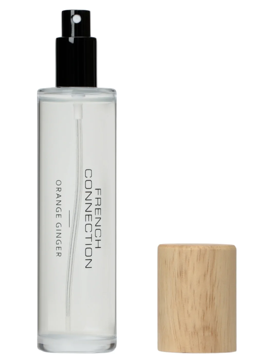French Connection Natural Wooden Surround Orange & Ginger Orange Room Spray 100ML - 100ml Image 1
