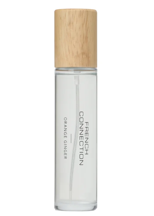 French Connection Natural Wooden Surround Orange & Ginger Orange Room Spray 100ML - 100ml Image 2