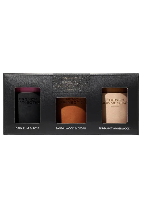 French Connection Leather Range Multi Diffuser Giftset 3 X 50ML (5 Reeds) - One Size Image 4