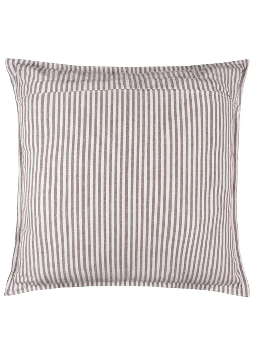 Yard Hayle Chocolate 100% Cotton Outdoor Cushion (50 x 50cm) - 50cm x 50cm Image 3