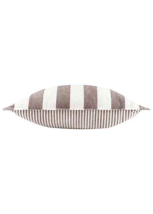Yard Hayle Chocolate 100% Cotton Outdoor Cushion (50 x 50cm) - 50cm x 50cm Image 4
