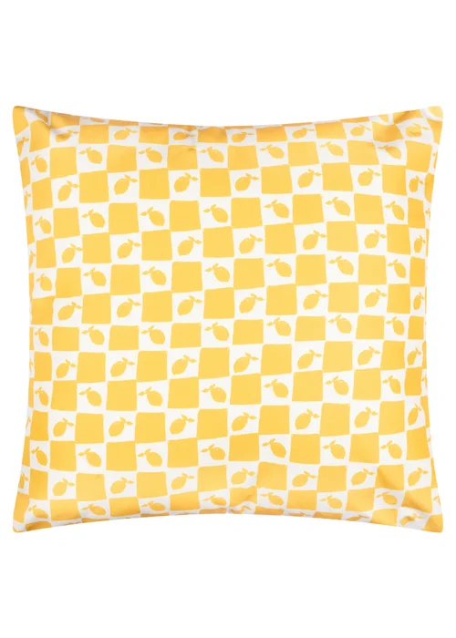 Furn Mediterranean Limon Sky Blue Outdoor Cushion (45 x 45cm) - 45cm x 45cm Image 3