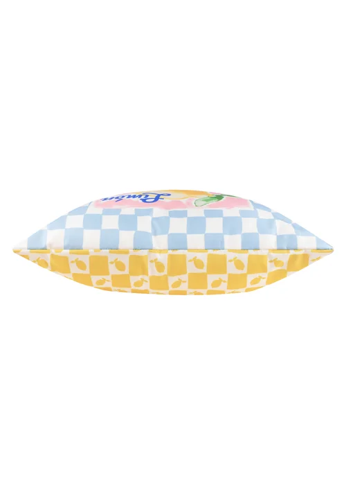 Furn Mediterranean Limon Sky Blue Outdoor Cushion (45 x 45cm) - 45cm x 45cm Image 4