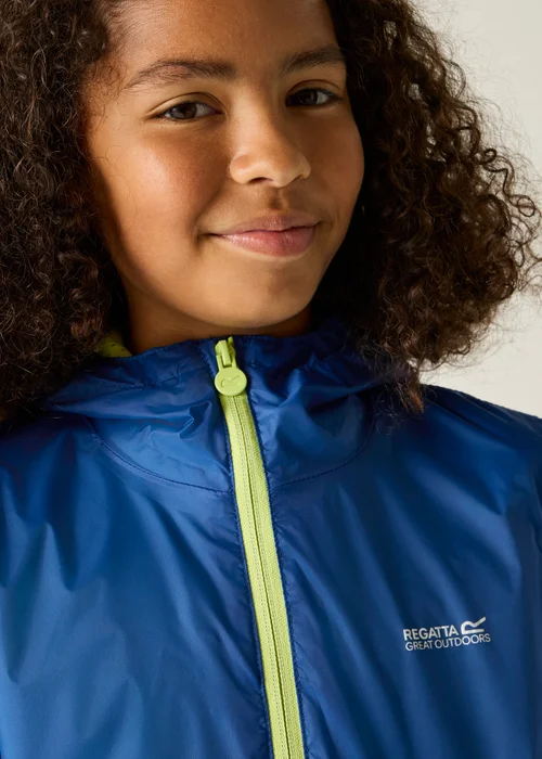 Regatta Olympian Blue Lever Waterproof Jacket With Isolite Technology (3-13 Years) - 3-4 Yrs Image 4