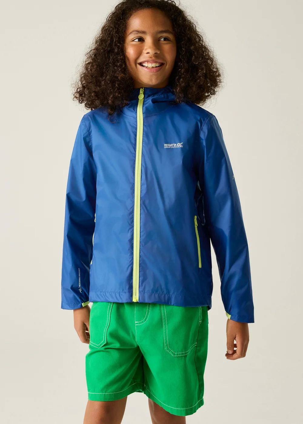 Regatta Olympian Blue Lever Waterproof Jacket With Isolite Technology (3-13 Years) - 3-4 Yrs Image 1