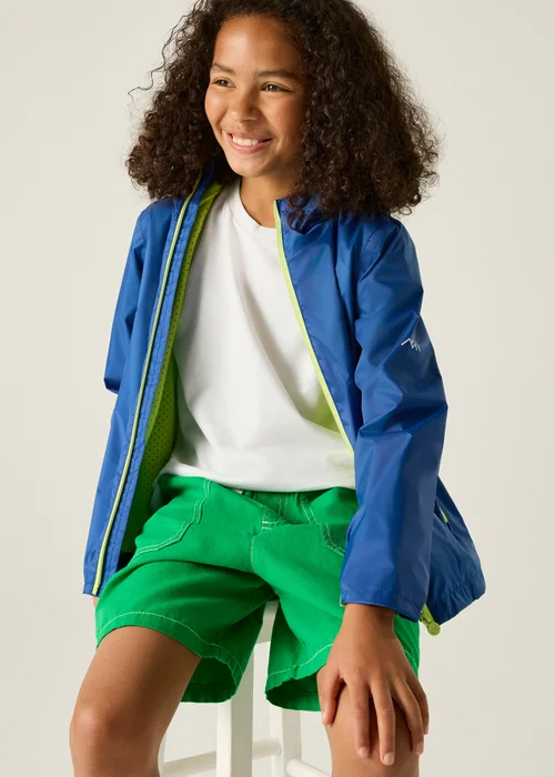 Regatta Olympian Blue Lever Waterproof Jacket With Isolite Technology (3-13 Years) - 3-4 Yrs Image 6