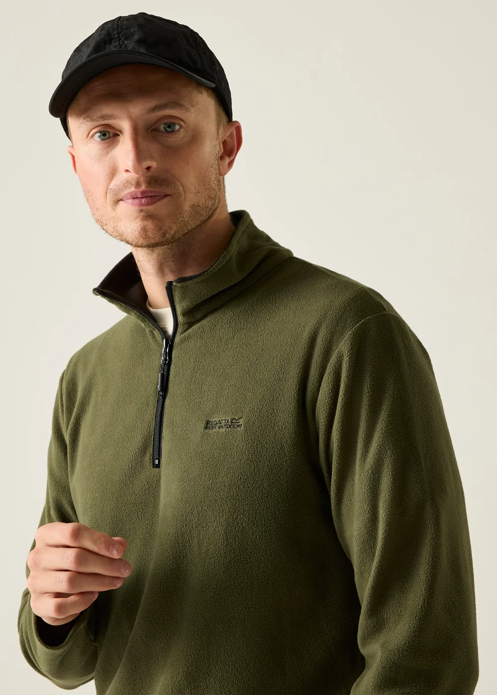 Regatta Dark Khaki Thompson Anti-Pill, Symmetry Fleece - 5XL Image 4