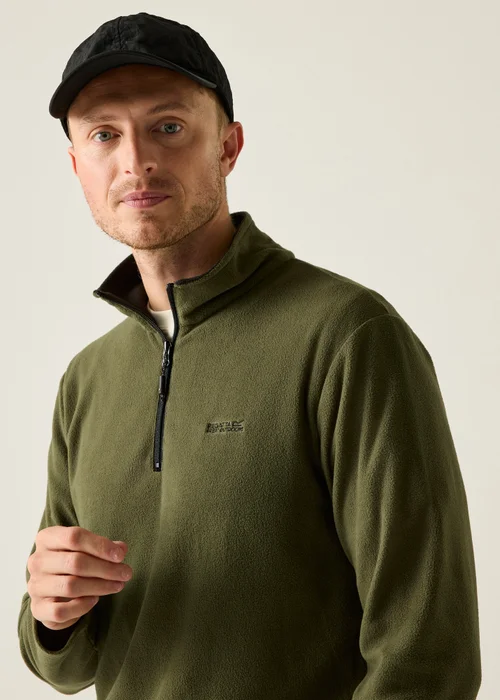 Regatta Dark Khaki Thompson Anti-Pill, Symmetry Fleece - 5XL Image 4