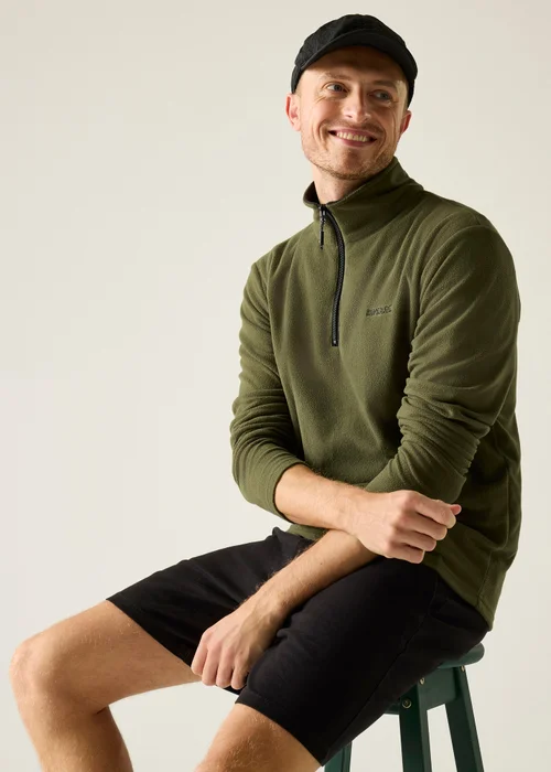 Regatta Dark Khaki Thompson Anti-Pill, Symmetry Fleece - 5XL Image 5