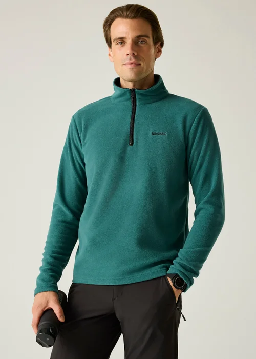 Regatta Mediterranea Green Thompson Anti-Pill, Symmetry Fleece - S Image 1