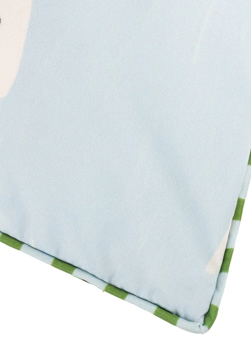 Furn Mediterranean Olive Olive/Blue Outdoor Cushion (45 x 45cm) - 45cm x 45cm Image 5