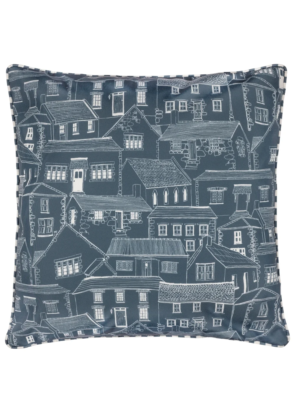 Wylder Abersoch Town Sail Blue Outdoor Cushion (45 x 45cm) - 45cm x 45cm Image 3