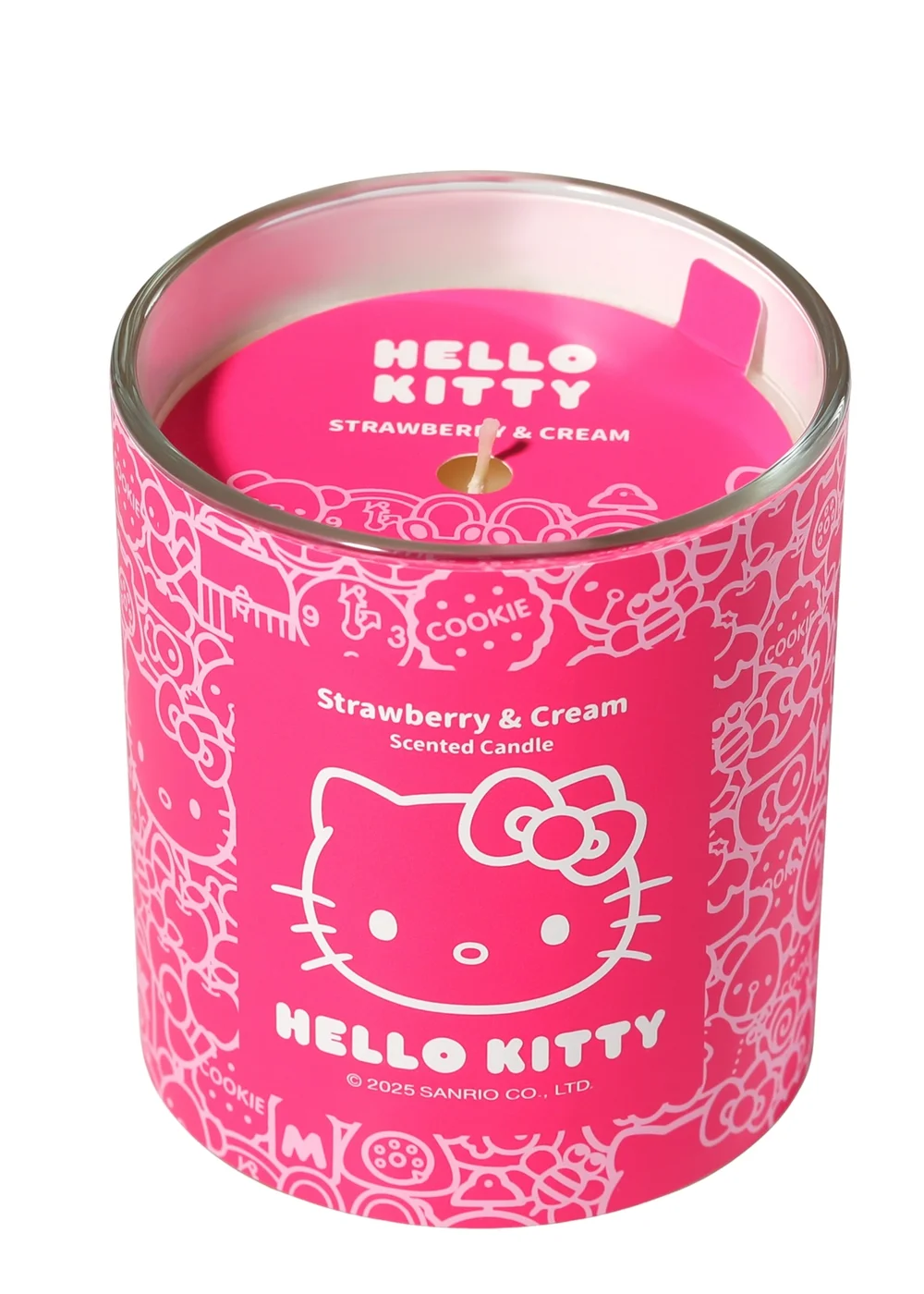 Hello Kitty Strawberry & Cream Scented Pink Candle 213g 1 Wick - Medium Image 4