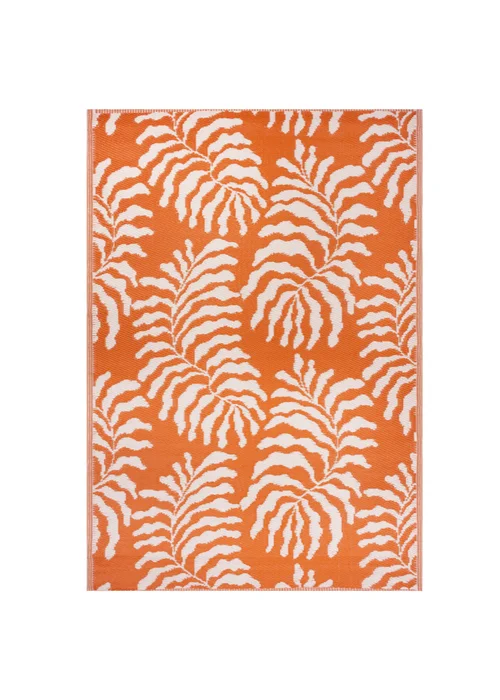 Furn Tocorico Orange 120x180cm Outdoor Rug (120 x 180cm) - 120 x 180cm Image 1