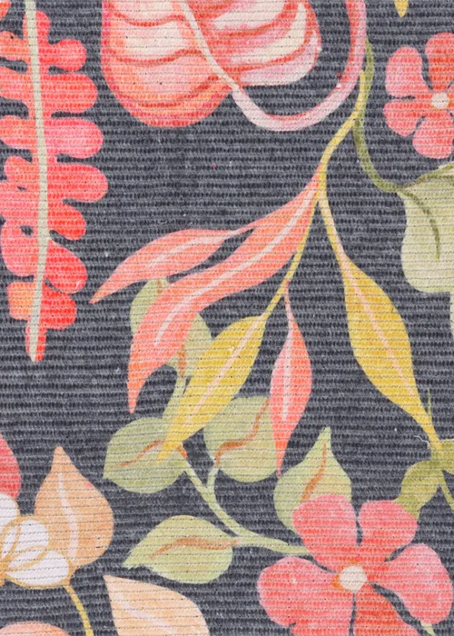 Furn Tropical Bloom Black Indoor/Outdoor Rug (120 x 170cm) - 120 x 170 Image 2