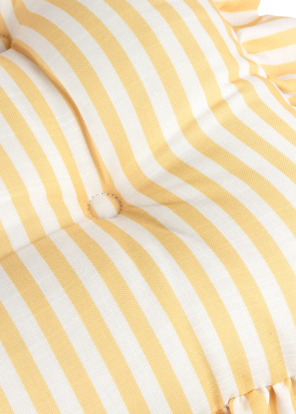 Wylder Millie Ruffle Yellow 2 Pack Indoor/Outdoor Seat Pads (40 x 40cm) - 40cm x 40cm Image 5