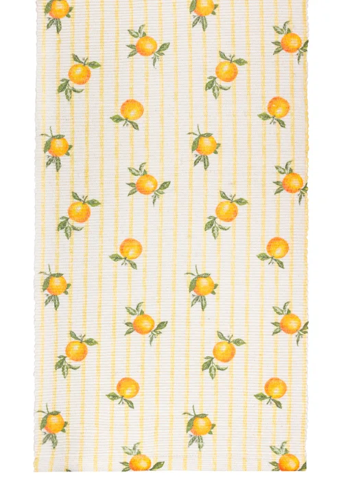 Furn Fruits Oranges Indoor/Outdoor Table Runner (35 x 180cm) - 220x35cm Image 1