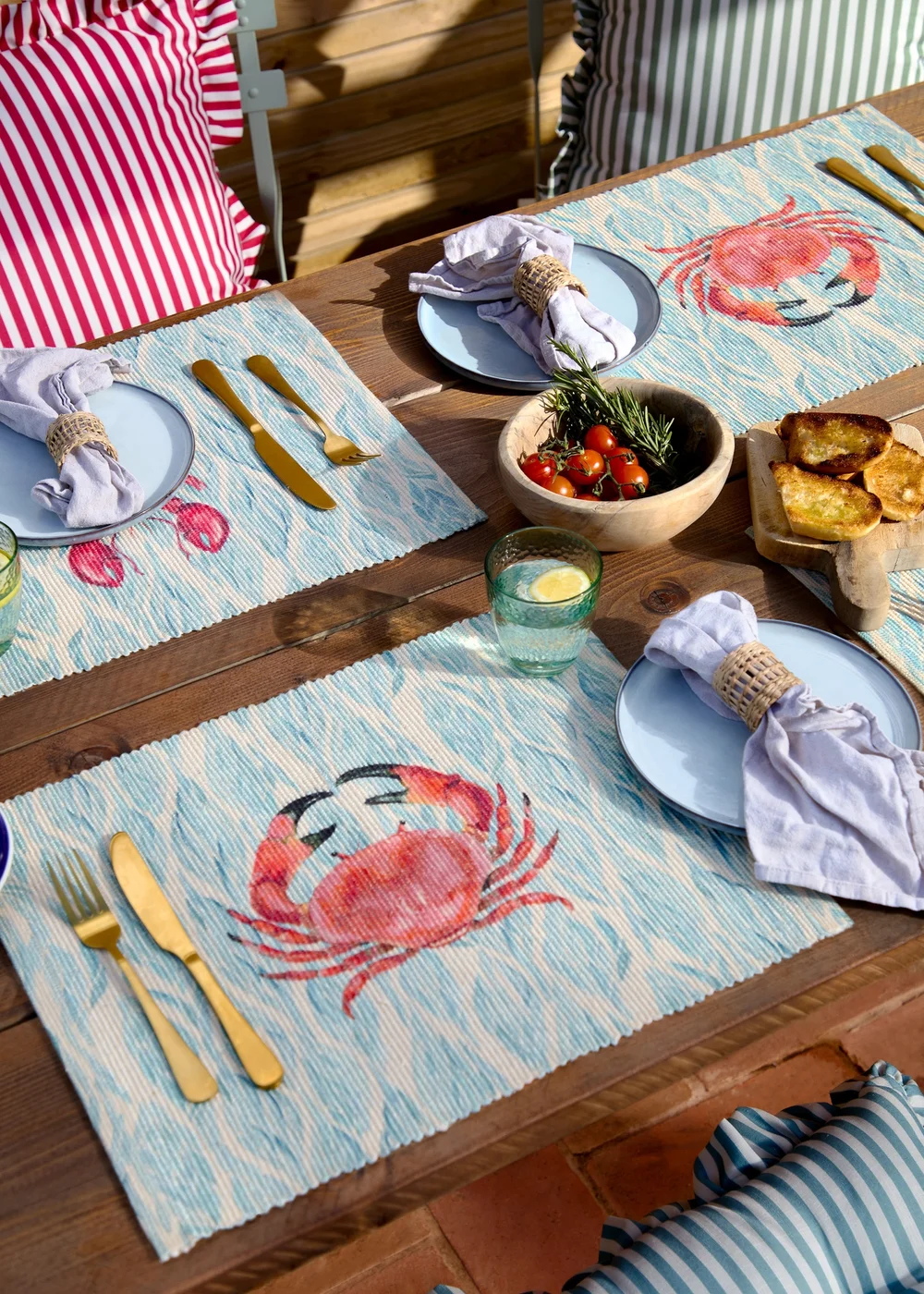 Wylder Abersoch Marine Set of 4 Indoor/Outdoor Placemats (36 x 46cm) - One Size Image 5