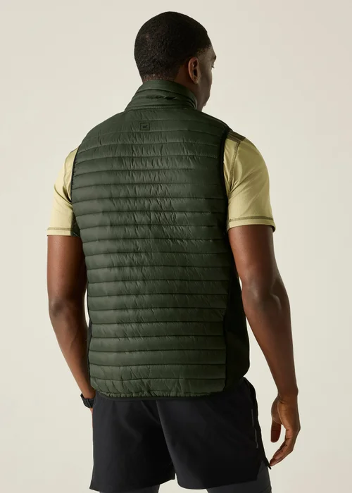 Regatta Khaki Green Black Andreson Hybrid Water-Repellent, Lightweight Bodywarmer - 3XL Image 2