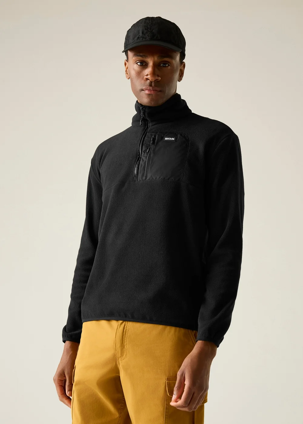 Regatta Black Frankie Half Zip Fleece - 2XL Image 4