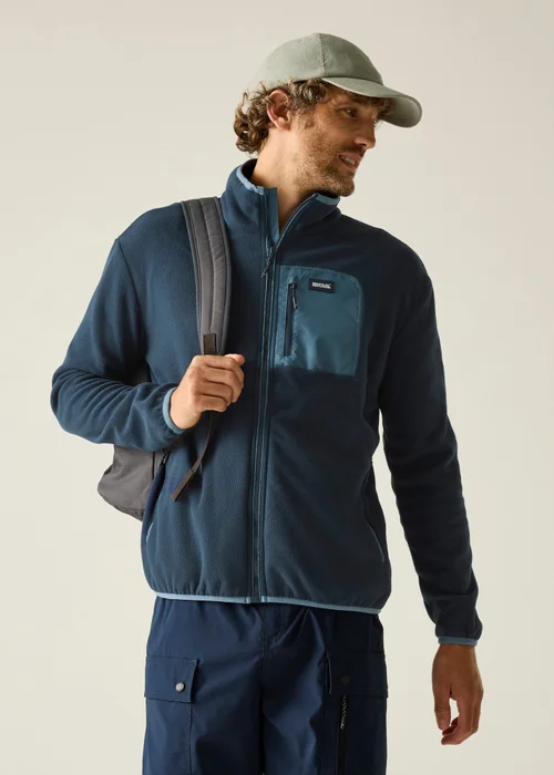 Regatta Navy China Blue Frankie Full Zip Fleece - 3XL Image 1