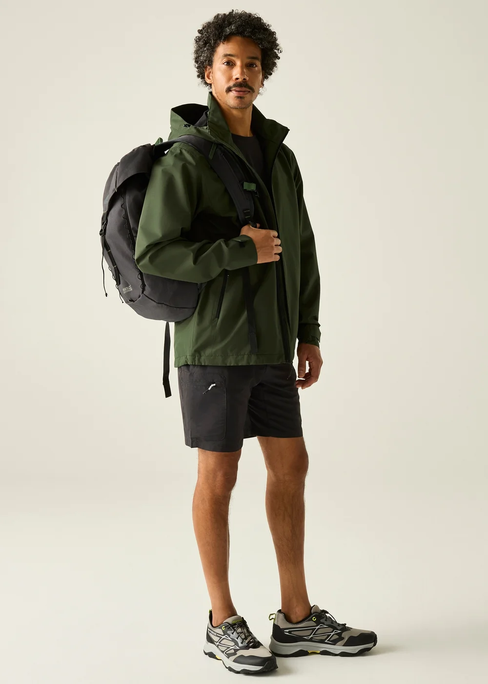 Regatta Dark Khaki Oakhowe Waterproof, Breathable Jacket - M Image 3