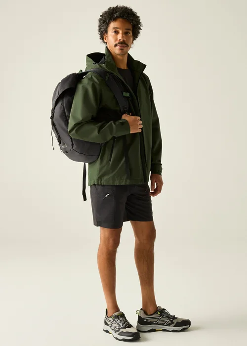 Regatta Dark Khaki Oakhowe Waterproof, Breathable Jacket - M Image 3