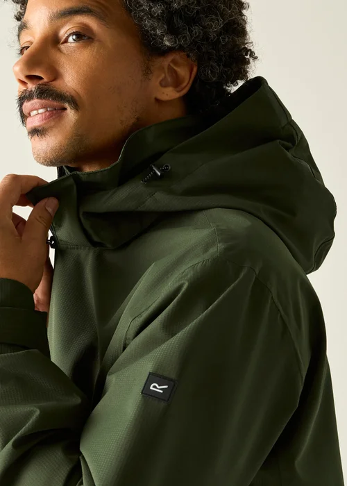 Regatta Dark Khaki Oakhowe Waterproof, Breathable Jacket - M Image 5