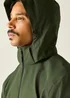 Regatta Dark Khaki Oakhowe Waterproof, Breathable Jacket - M Image 6