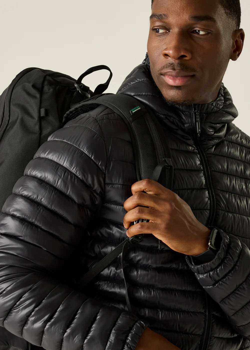 Regatta Black Hurden Water-Repellent, Lightweight Jacket - M Image 5