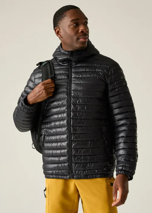 Regatta Black Hurden Water-Repellent, Lightweight Jacket - M Image 1