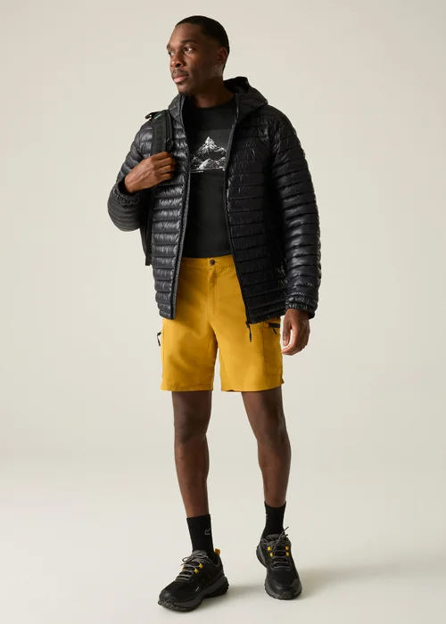 Regatta Black Hurden Water-Repellent, Lightweight Jacket - M Image 3