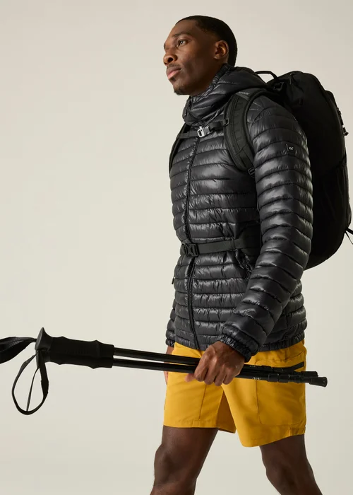 Regatta Black Hurden Water-Repellent, Lightweight Jacket - M Image 4