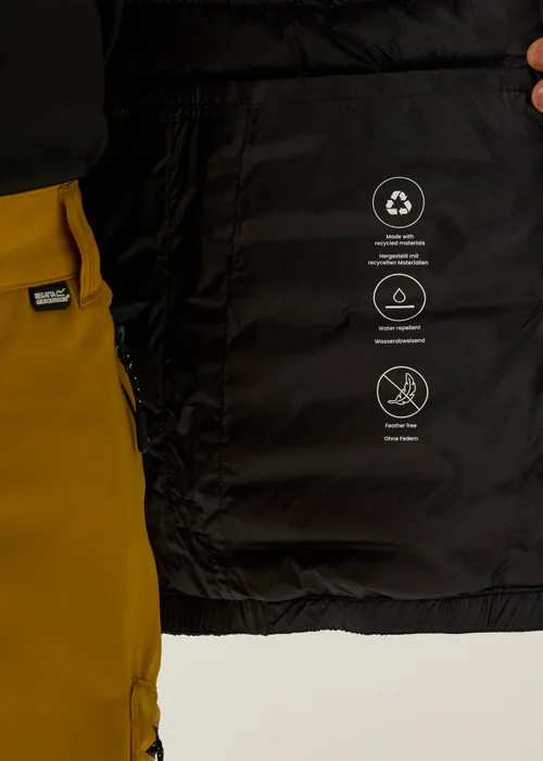 Regatta Black Hurden Water-Repellent, Lightweight Jacket - M Image 6