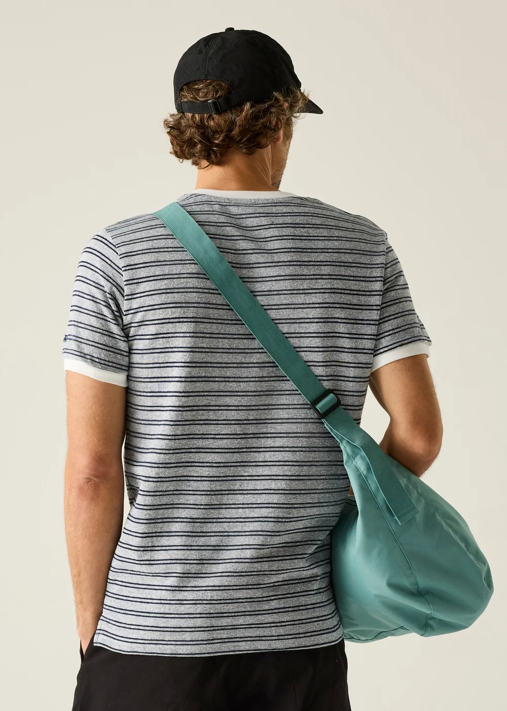 Regatta White Navy Stripe Benlin T-Shirt - XL Image 2