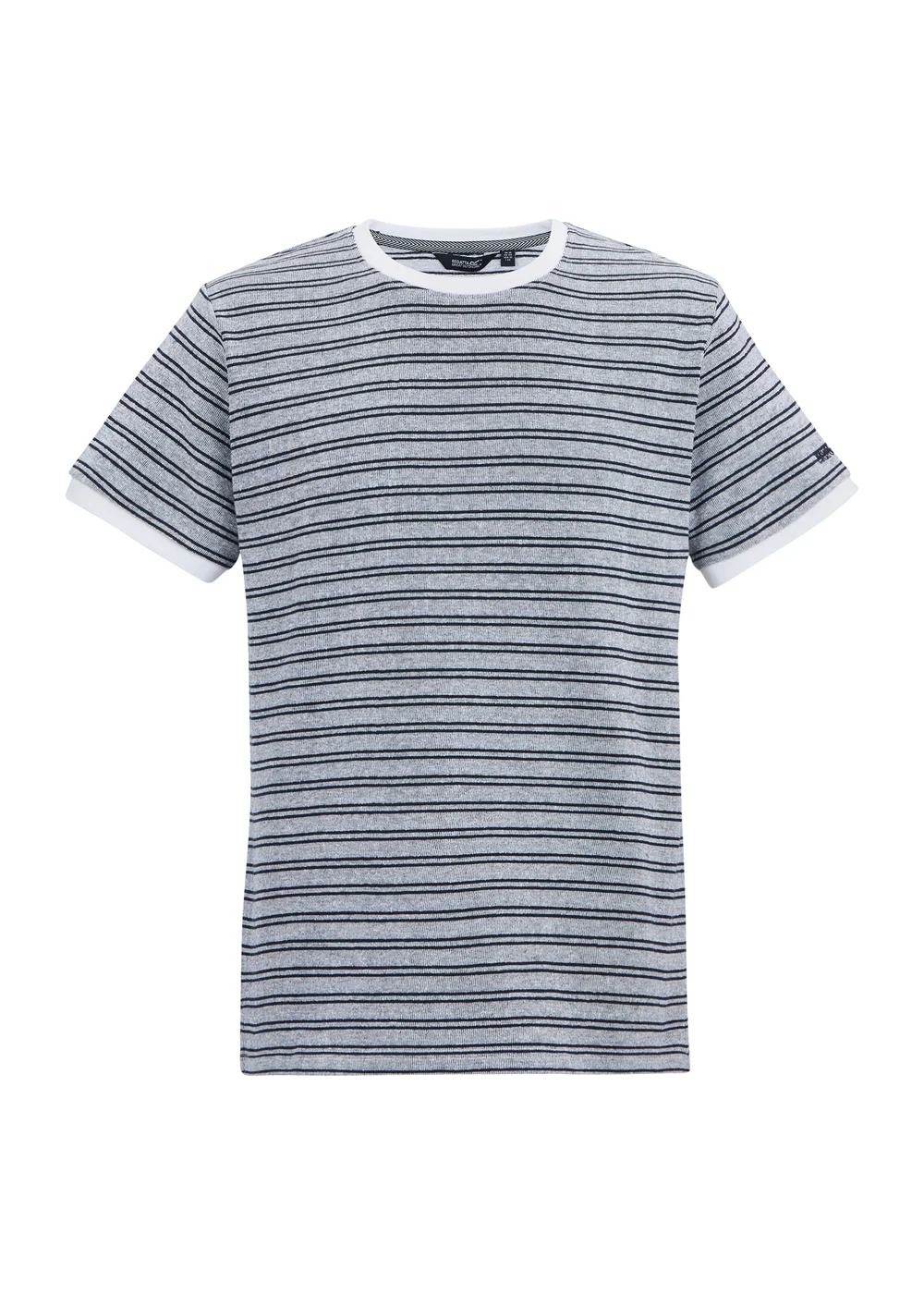 Regatta White Navy Stripe Benlin T-Shirt - XL Image 5