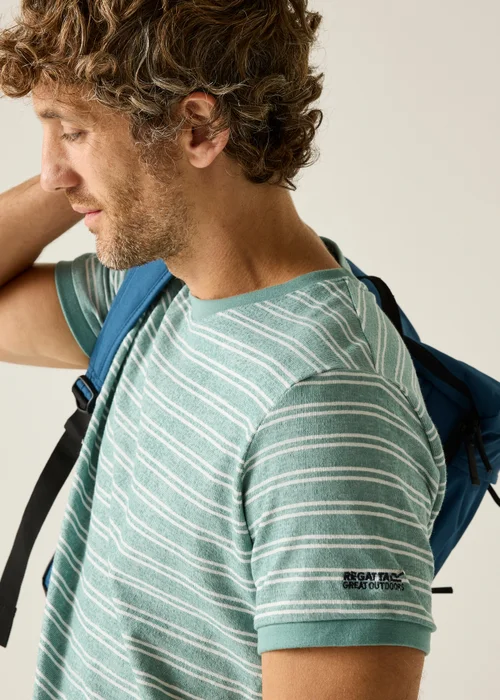 Regatta Arctic White Stripe Benlin T-Shirt - XL Image 4