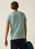 Regatta Arctic White Stripe Benlin T-Shirt - XL Image 2