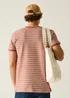Regatta Brick White Stone Stripe Benlin T-Shirt - M Image 2