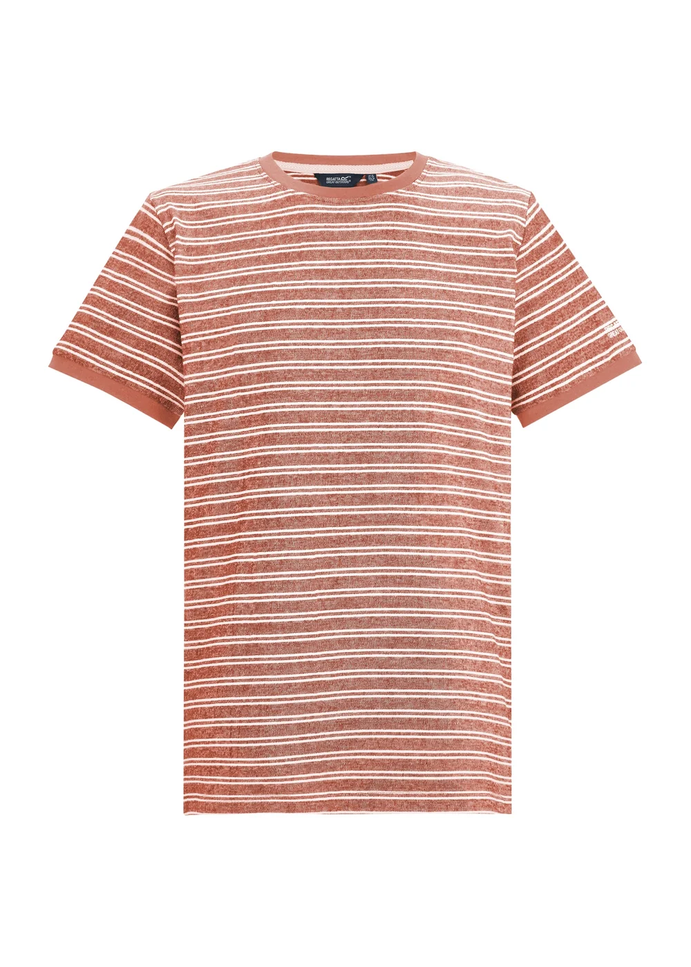 Regatta Brick White Stone Stripe Benlin T-Shirt - M Image 5