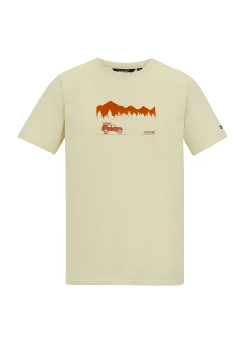Regatta White Stone Wilderness Cline IX T-Shirt - L Image 5