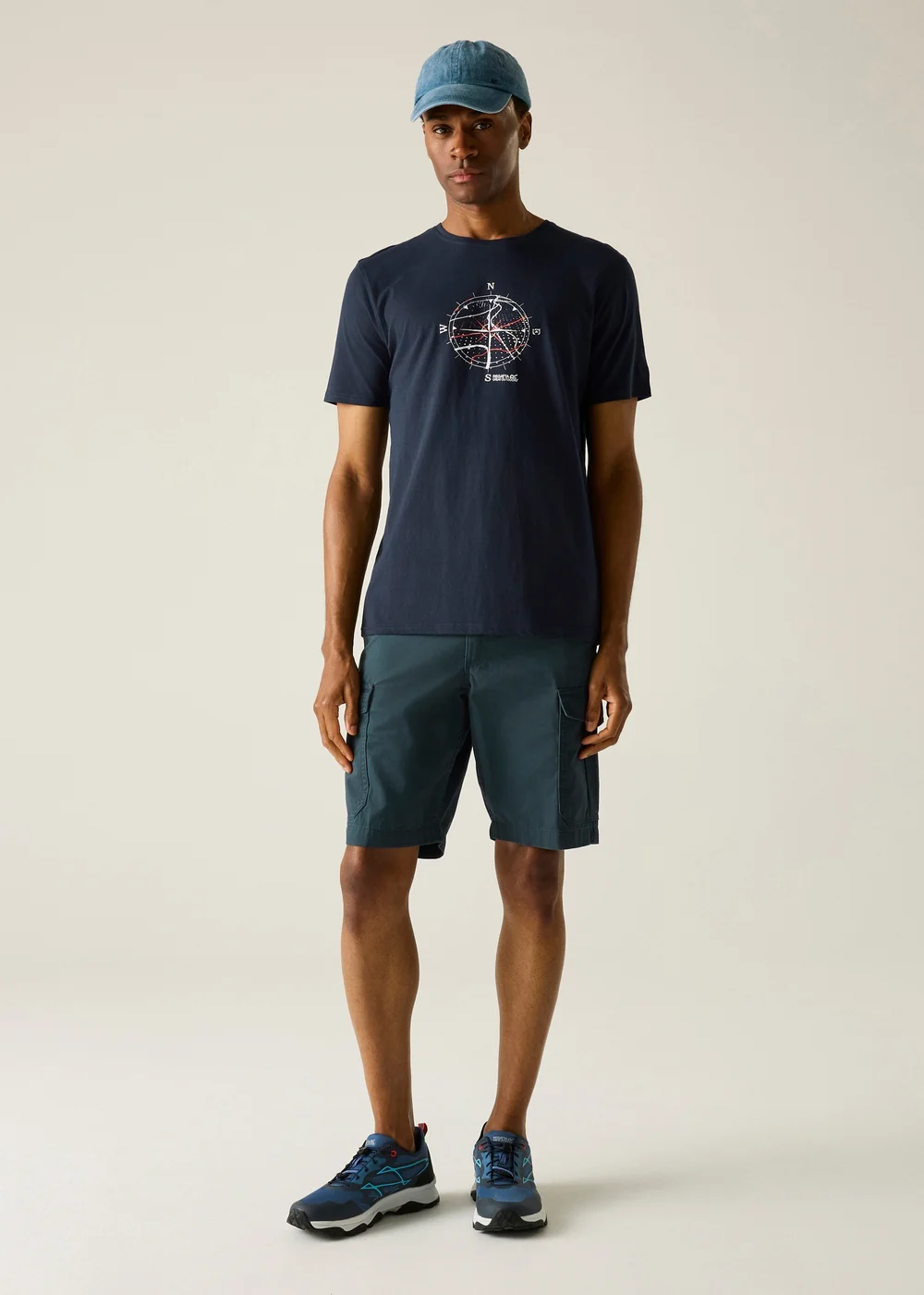 Regatta Navy Compass Cline IX T-Shirt - S Image 3
