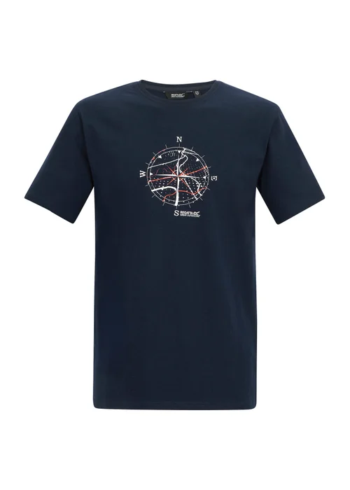 Regatta Navy Compass Cline IX T-Shirt - S Image 5