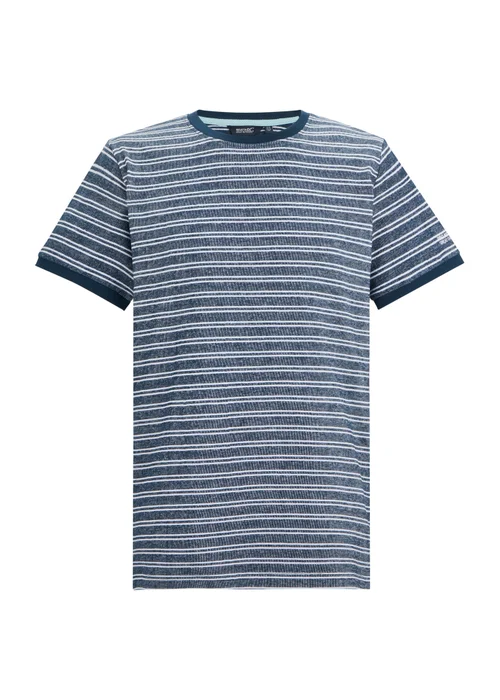 Regatta Moonlight Denim White Stripe Benlin T-Shirt - 2XL Image 5