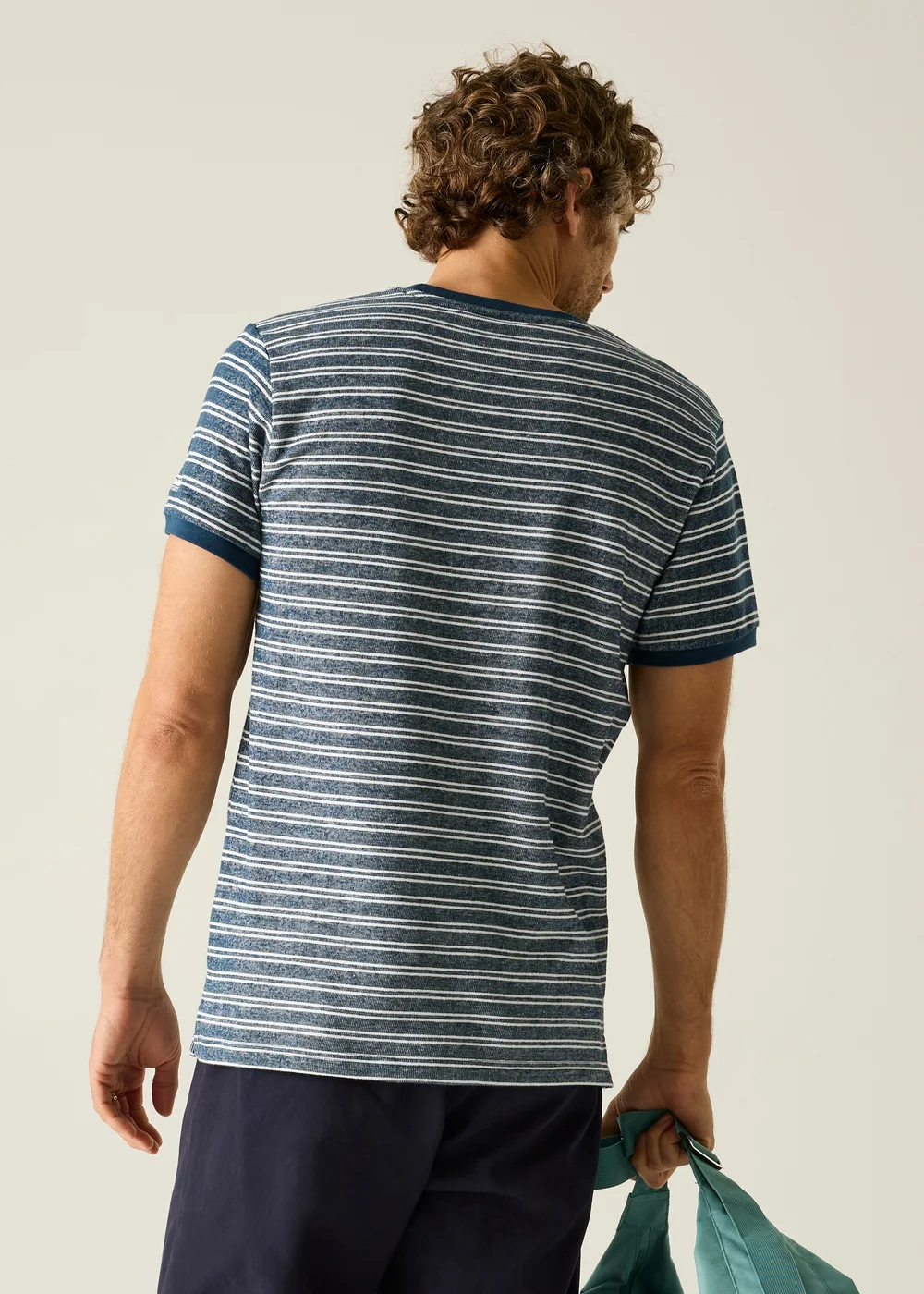 Regatta Moonlight Denim White Stripe Benlin T-Shirt - 2XL Image 2