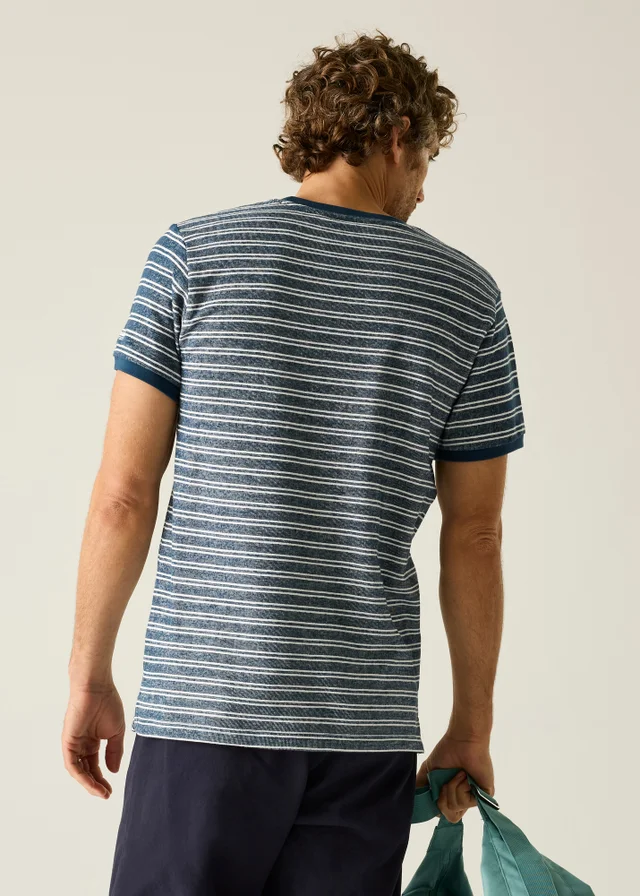 Regatta Moonlight Denim White Stripe Benlin T-Shirt