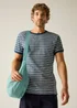 Regatta Moonlight Denim White Stripe Benlin T-Shirt - 2XL Image 1