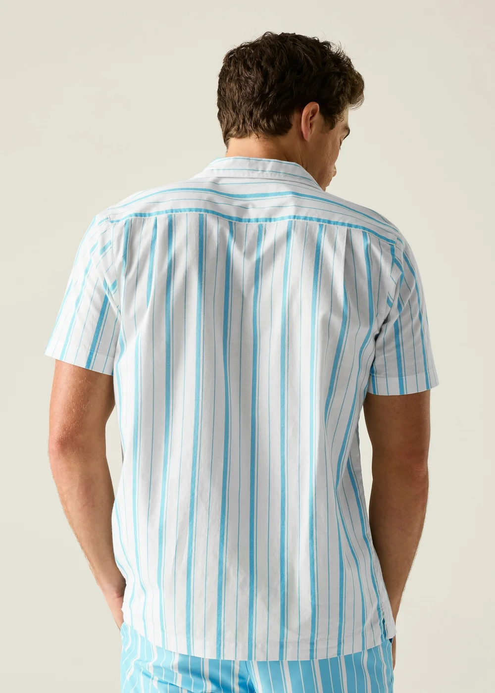 Regatta White Nordic Stripe Hadlin Shirt - 2XL Image 2